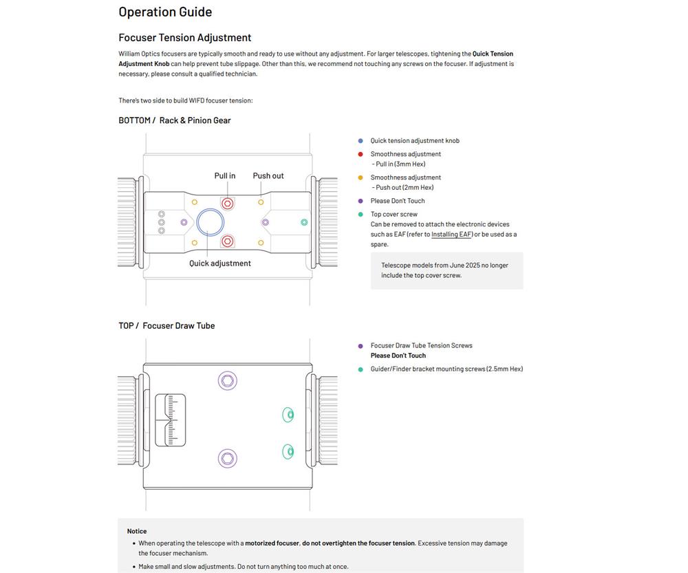 William Optics Apochromatischer 56/269 mm Refraktor Ultra-Cat 56 WIFD